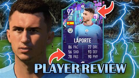 IS HE WORTH IT 92 AYMERIC LAPORTE FLASHBACK SBC PLAYER REVIEW FIFA