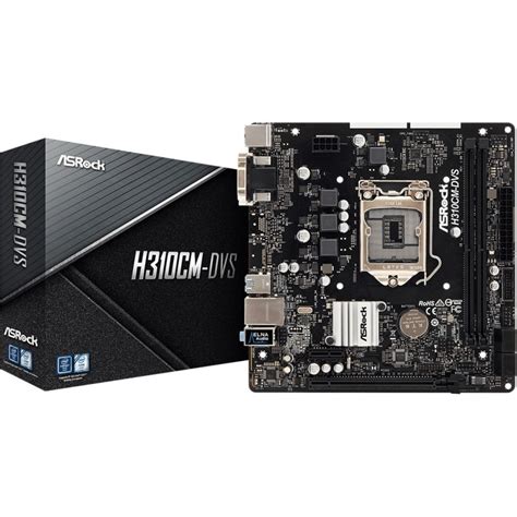 Asrock H310CM DVS LGA 1151 Socket H4 Micro ATX Intel H310