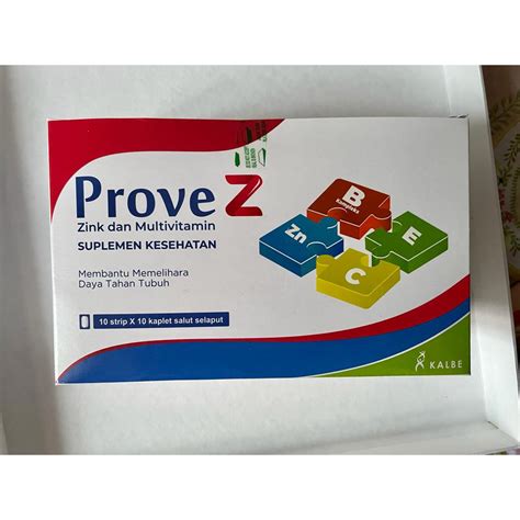 Jual PROVE Z Suplemen Zinc Dan Multivitamin Shopee Indonesia