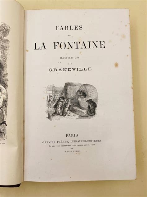 La Fontaine Grandville Fables De La Fontaine 1868 Catawiki