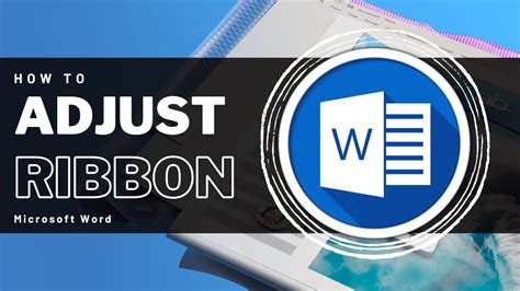 How To Customise Ribbon In Microsoft Word Ms Word Tutorial Youtube