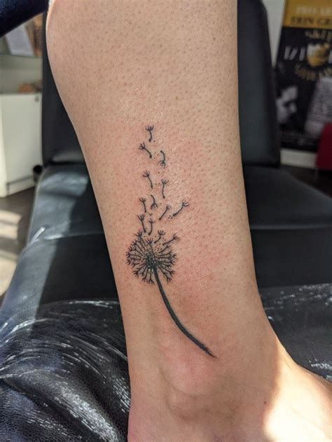 Dandelion Tattoo Dandelion Tattoo Tattoos Ankle Tattoo Designs