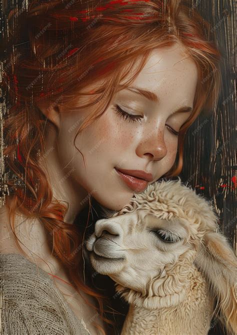 Premium Photo Llama Illustration