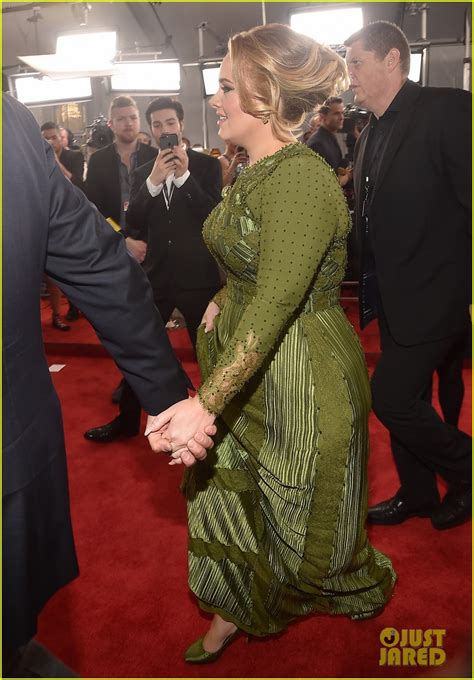 Adele Dons Green Givenchy Couture for Grammys 2017 Red Carpet!: Photo ...