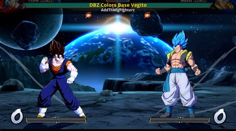 DBZ Colors Base Vegito [Dragon Ball FighterZ] [Mods]