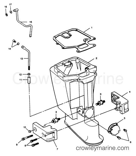 Motor Leg Outboard H H C Crowley Marine