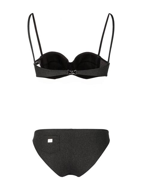 CHANEL Pre Owned Rear Pocket Bikini Set Farfetch