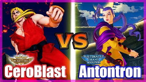 Sfv Ce Ceroblast Ken Vs Antontron Rose Ft Youtube