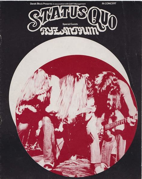 Status Quo Piledriver 1973 Tour Programme Flickr