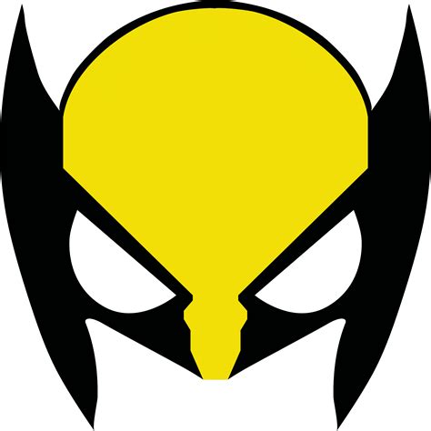 Download Wolverine Mask Png - Wolverine Mask Template - ClipartKey