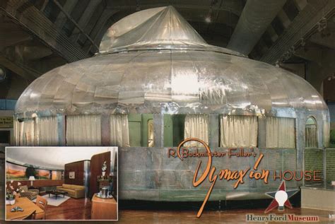 This is the interior of the Dymaxion House, designed by Buckminster Fuller back in the 1920's ...