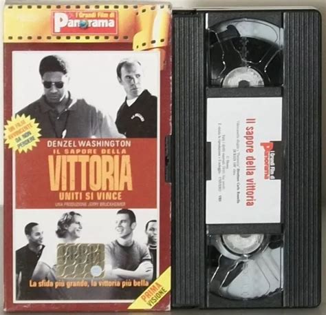 IL SAPORE DELLA Vittoria FILM VHS Boaz Yakin Denzel Washington Will