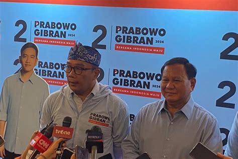 Ridwan Kamil Terpilih Sebagai Ketua Tim Kampanye Daerah Jabar Siap