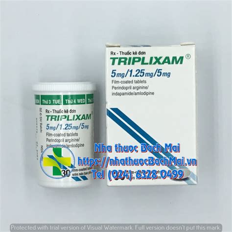 Triplixam 5mg125mg5mg Nhà Thuốc Bạch Mai