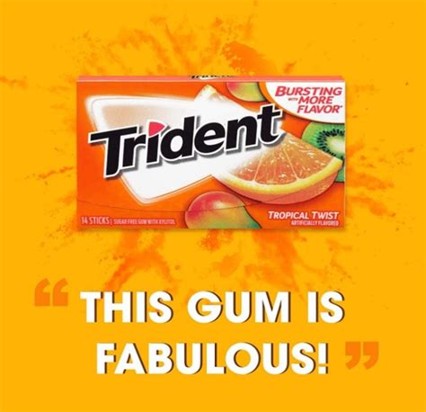 The United States imported Trident/ Trident xylitol chewing gum bubble ...