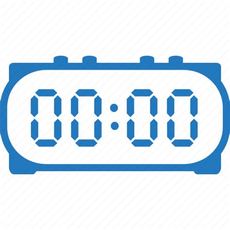 Clock Digital Digital Clock Stop Stopwatch Timer Watch Icon