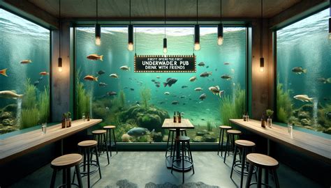 Opening Of The First Underwater Pub In Newcastle Along The River Tyne