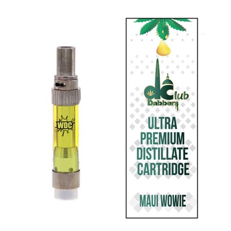 Maui Wowie Gram Distillate Vape Thc Cartridge Dc Dabbers Dc Dabbers