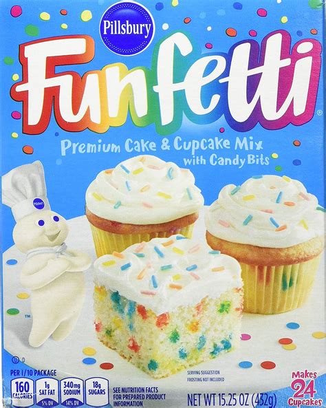 Pillsbury Funfetti Cake Mix 1525 Oz Grocery And Gourmet Food