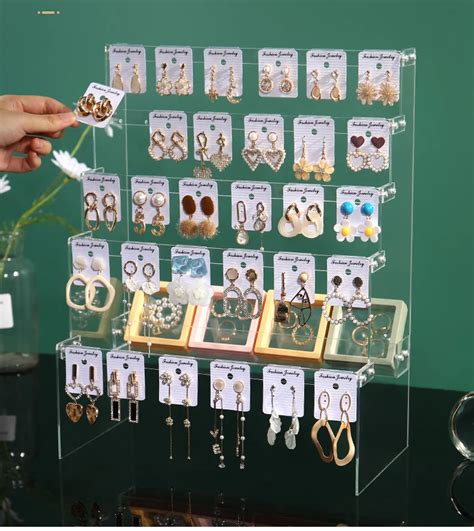 Customization Jewelry Display Rack Acrylic Earrings Exquisite Earring