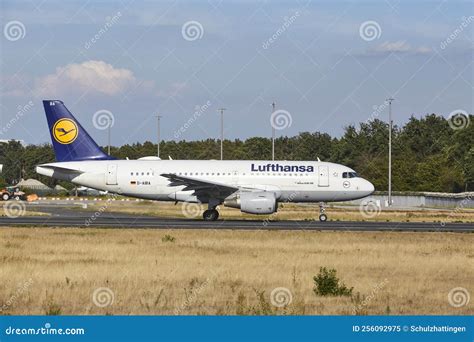 Frankfurt Airport Fraport Airbus A319 112 Of Lufthansa Takes Off