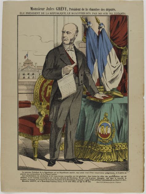 Monsieur Jules Grévy élu Président De La République Française