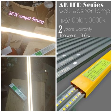 Jual Lampu Wall Washer Linear Light Led Bar Sorot Dinding W Ip