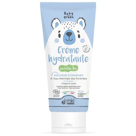 Mkl Green Nature Baby Green Crème Hydratante Visage Corps Bio 100 ml