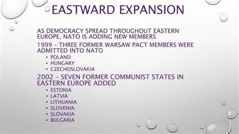 NATO AND WARSAW PACT PPT