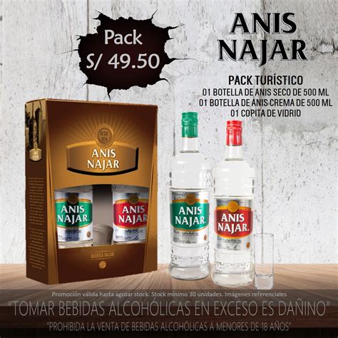 Anis Najar Pack De Anis Seco Y Anis Crema X Ml