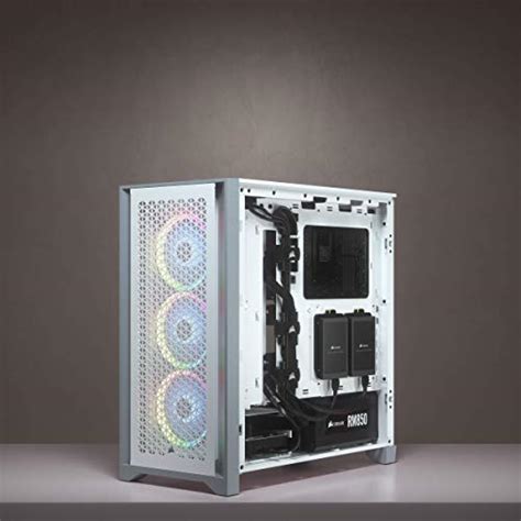 Corsair 4000D Airflow Tempered Glass Mid Tower ATX PC Case White