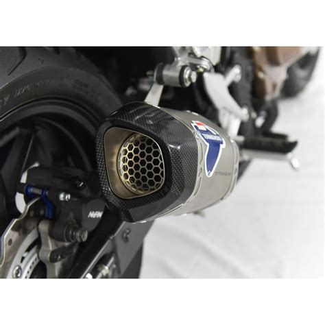 Silencieux Termignoni Hexagonal Titane Et Carbone Pour Honda Cb500f