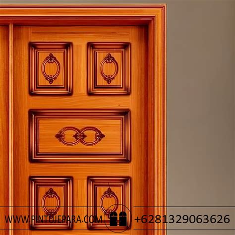 Jual Kusen Pintu Jati Panel Klasik Ukiran Daun Ganda Pj Kusen