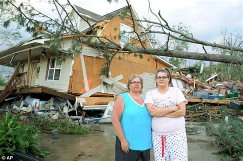 Tornado Miracle As Sisters Who Took Refuge In Jeep Survived After