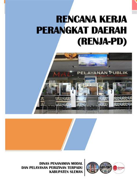 PDF Rencana Kerja Perangkat Daerah Renja PD DPMPPT Kabupaten