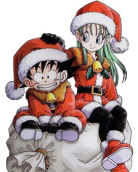 Goku Bulma Merry Christmas Goku Christmas HD Phone Wallpaper Pxfuel