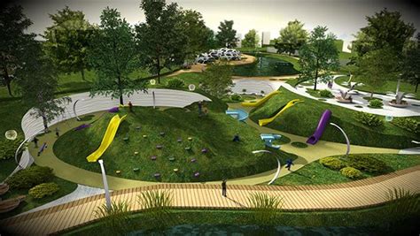 Design Project Of Reconstruction Of The Park On Behance Playground