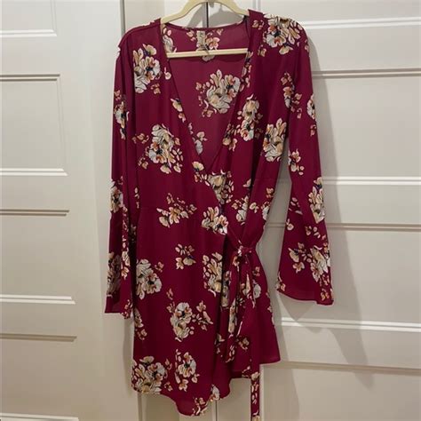 Allison Joy Dresses Allison Joy Wrap Mini Dress Poshmark