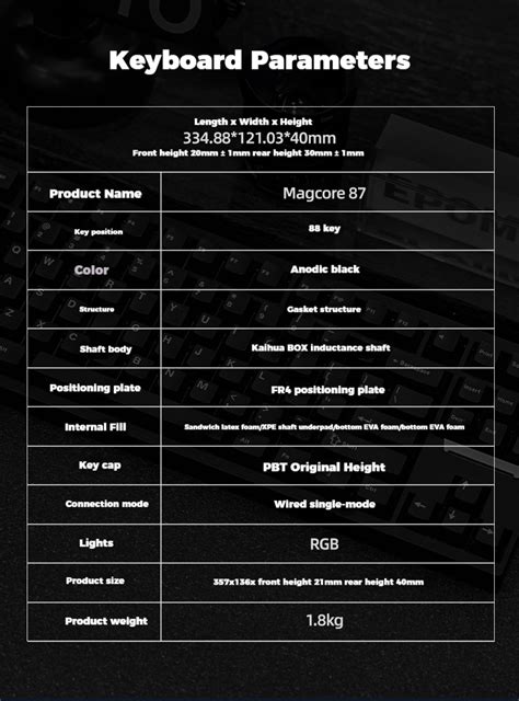EPOMAKER Magcore Aluminum Magnetic Wired Keyboard Hot Swappable RGB GASKET RT Quick