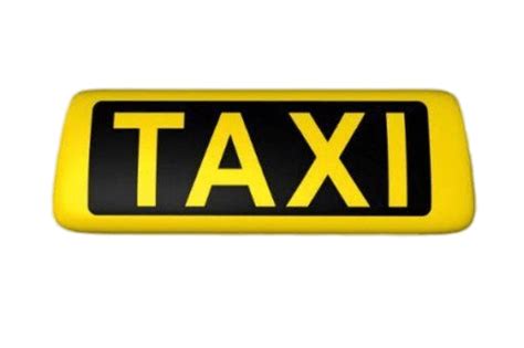 Signo De Taxi Amarillo PNG Transparente StickPNG