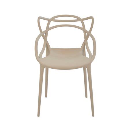 Kit 02 Cadeiras para Sala de Jantar Allegra Nude Rivatti Móveis Rivatti Móveis