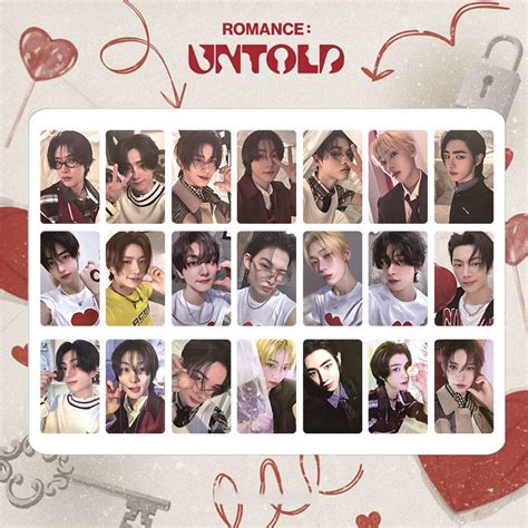 1 7pcs EN ROMANCE UNTOLD Lomo Card MANIFESTO DAY 1 Photocards