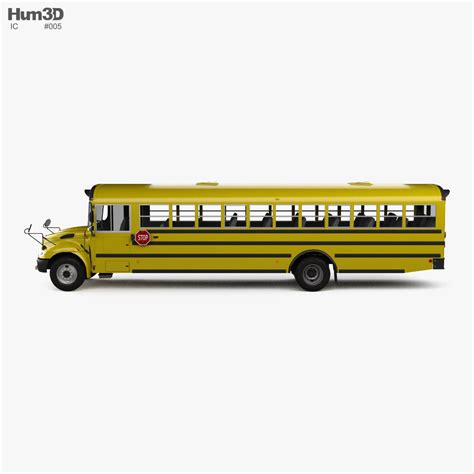 Ic Ce School Bus 2016 3d Model Vehicles On Hum3d