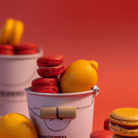 Macarons de limón y frutos rojos una combinación irresistible