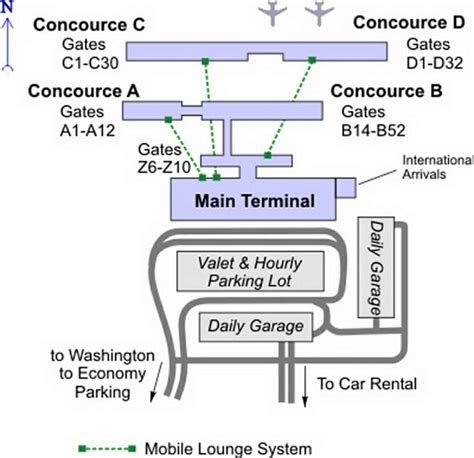 Airport Terminal Maps - Tampa, Washington, Washington DC Airports