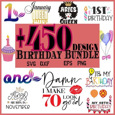 Birthday Bundle Svg Birthday Svg Legend Are Born In Svg Best Are Born