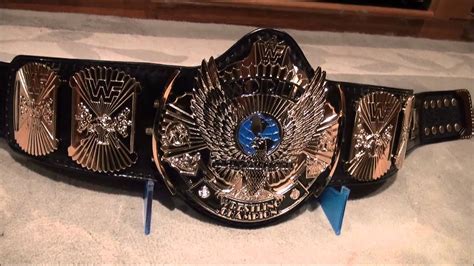 Real Handmade Reggie Parks Winged Eagle Wwf Championship Youtube