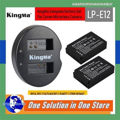 Jual Kingma Paket Complete Battery Charger Set Lp E Baterai Canon Eos