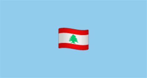 🇱🇧 Drapeau: Liban Emoji on WhatsApp 2.19.62