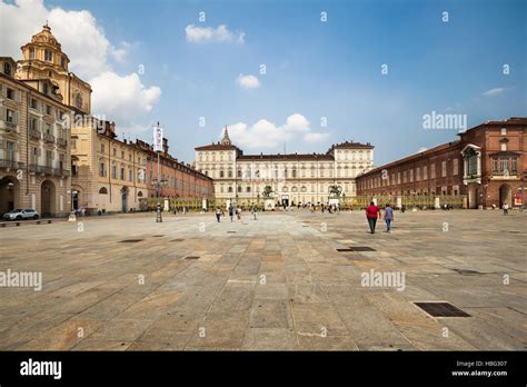 Royal Palace In Turin Italy Stock Photo Alamy